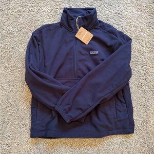 NWT Patagonia Women's Micro D® 1/2-Zip Fleece Pullover, Suken Blue, Small